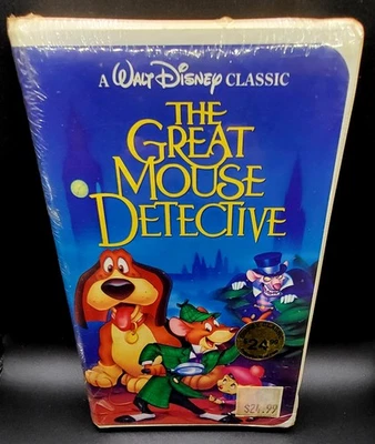 Walt Disney's The Great Mouse Detective Sealed Black Diamond VHS Tape - Image 1 of 3