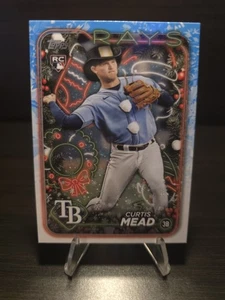 Curtis Mead - (RC) - 2024 Topps Holiday - Image Variation, Top Hat (SP) - Rays - Picture 1 of 2