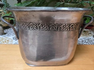 Keramik Scheune dekorativer Metallbehälter, doppelte Griffe  - Bild 1 von 6