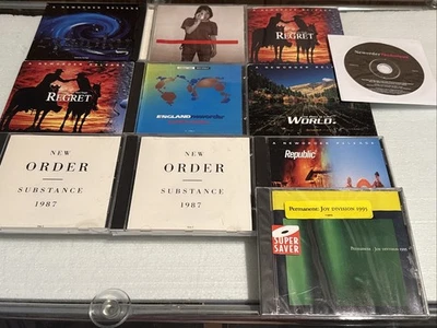 NEW ORDER, JOY DIVISION CD LOT PERMANENT SUBSTANCE GREATEST HITS SINGLES REMIXES Foto 1 de 4