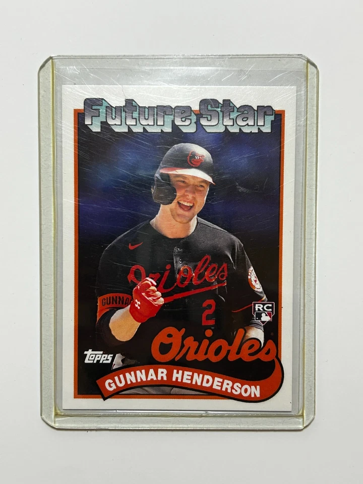 2023 Topps Throwback Thursday TBT Gunnar Henderson #107 RC Variation - Image 1 of 1
