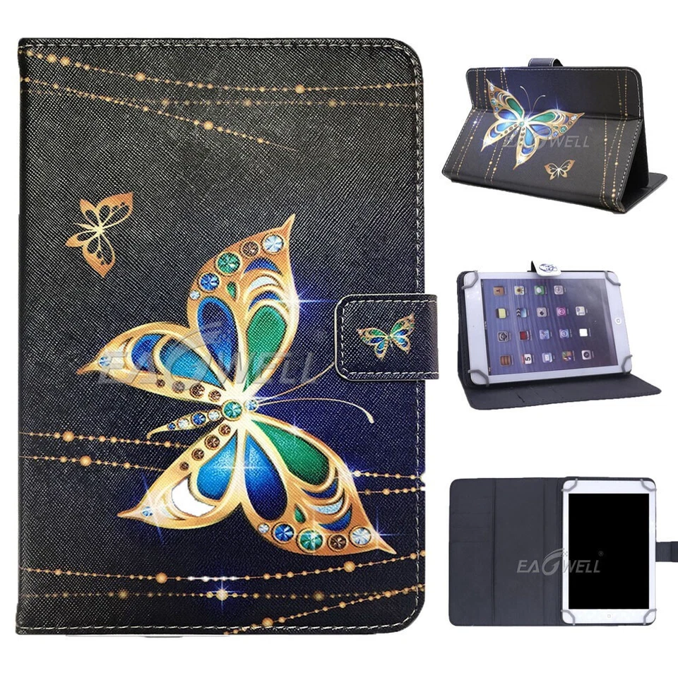 For Laser 7 / 10 Inch Tablet  - Universal Pattern Adjust PU Leather Case Cover - Image 1 of 4