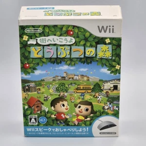 Animal Crossing City Folk w/ Wii Speak Nintendo Wii Japan Import Bew Sealed - Picture 1 of 12