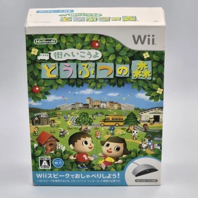 Animal Crossing City Folk w/ Wii Speak Nintendo Wii Japan Import Bew Sealed - Image 1 of 4