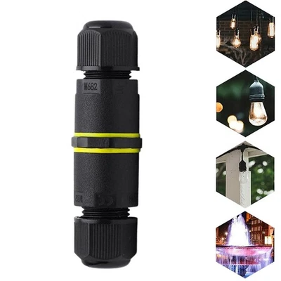 Connecteur de câble électrique étanche robuste pour éclairage extérieur et - Photo 1/4