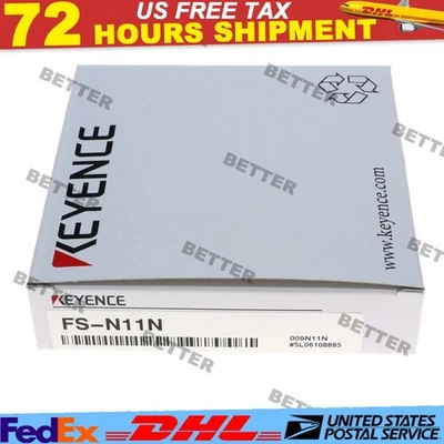 NEW For Digital Fiber Sensor Optic Amplifier Cable Keyence FS-N11N US Free TAX - Image 1 of 4