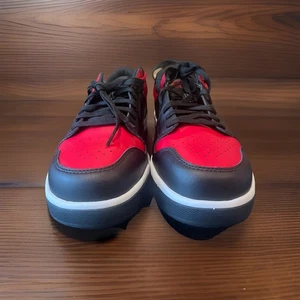 Keen Utility Mens Overton CT Star Red/Black Leather Work Shoes Size 8 - Picture 1 of 15