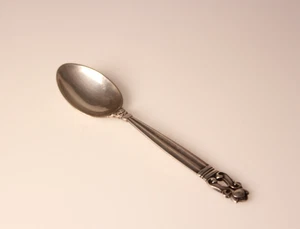 Georg Jensen Sterling Denmark Kaffeelöffel Dekor Arcon 1 von 6 Stücke - Picture 1 of 6