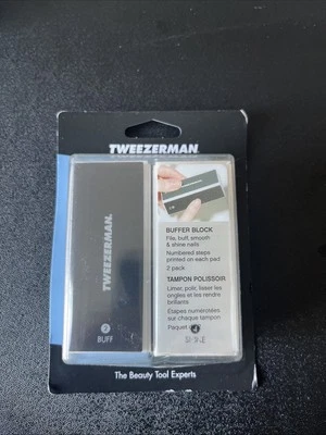 Tweezerman Nagel Polierblock 2er Pack - 4-seitig leicht unvollkommen Verpackung R10