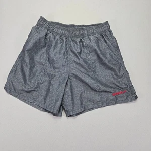 Speedo Swim Trunks Shorts Elastic Waist Activewear Heather Gray Men's S - Picture 1 of 9