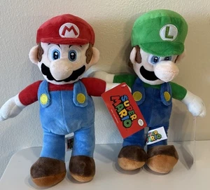 New Mario And Luigi 12” Plush Good Stuff Super Mario Bros. 2024 - Picture 1 of 2
