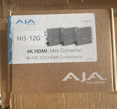 AJA HI5-12G Converter 12G-SDI to 4K HDMI 2.0 NEW.  - Image 1 of 3