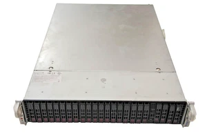 Supermicro SSG-2028R-E1CR24L | 216-9 2U Server | MB + 2x Heatsinks - Picture 1 of 4