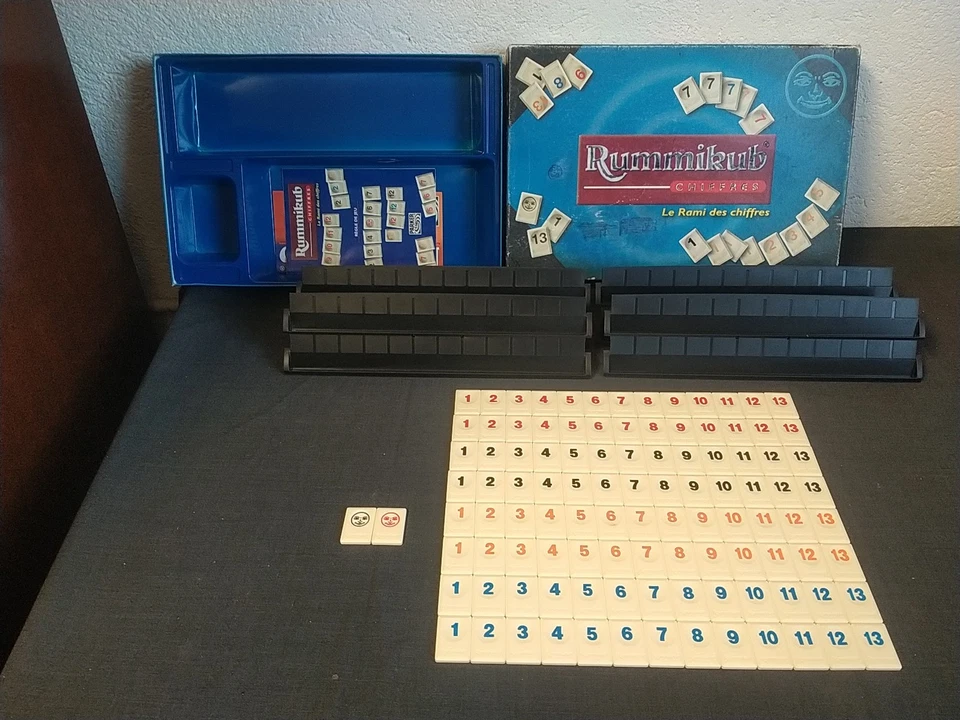 Jeu de société Rummikub Chiffres Complet  Livraison Offerte !!!!!!!!!!!!! - Photo 1/4