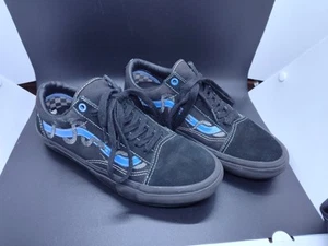 Vans Mens Skate Old Skool Breana Geering Blue Black Athletic Shoes Size US 8 - Picture 1 of 13