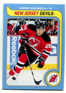 2008-09 OPC Retro Anssi Salmela Rookie Card #772 New Jersey Devils