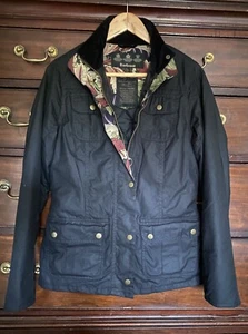 Barbour Navy Ruskin Jacket Morris & Co - Picture 1 of 9