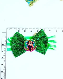 Handmade Hair Bows - Disney - Frozen - Elastic Headband #2 Anna - Picture 1 of 1