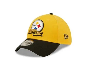New Era NFL Men's Pittsburgh Steelers 2022 NFL Sideline 39THIRTY Flex Hat - Picture 1 of 7