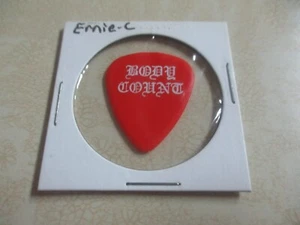 ERNIE-C BODY COUNT RED/WHITE Guitar Pick....ICE-T - Picture 1 of 4