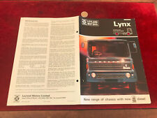 catalogue brochure de camion ancienne N 88 LEYLAND
