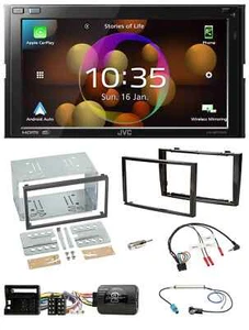 JVC DAB Lenkrad 2DIN Bluetooth USB Autoradio für Peugeot 308 07-09 schwarz - Bild 1 von 13
