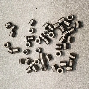 Insertos de prensado de forma hexagonal de acero inoxidable 8-32 roscas orificio de 1/4" Di .265" longitud - Imagen 1 de 5