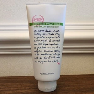 Victoria's Secret Pink Energizing Sugar Scrub (Organic Citrus & Mint) 8.4 fl oz - Picture 1 of 2