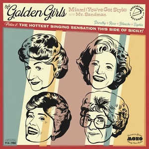 Golden Girls Retro Record 24x24" Pop Art Ltd. Ed. Art Print Signed by Artist - Picture 1 of 6