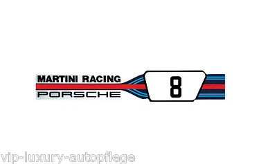 Orig.Porsche Aufkleber"Porsche Martini Racing" Neu rar selten Limitiert 160x28mm - Bild 1 von 2