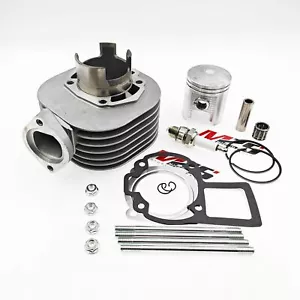 Kit de barril de cilindro para Suzuki LT80 Quad 80cc 1987-2006 pistón, cabeza y juntas - Imagen 1 de 2