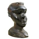 Folk Art Wood Carving Sculpture Carved Head Of A Man