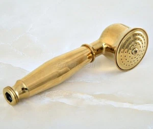 Gold Color Brass Gold Color Brass Bathroom Handheld Shower Head Spray ahh052 - Picture 1 of 9