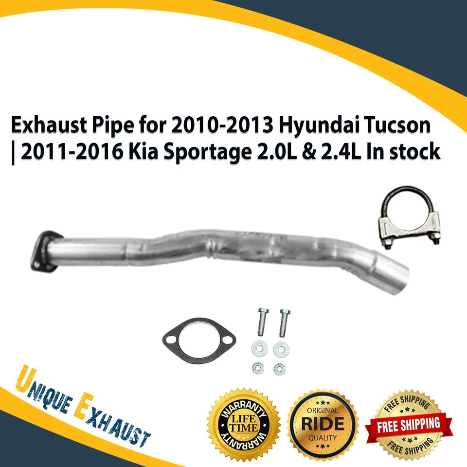 Tubo de escape para Hyundai Tucson 2010-2013 | Kia Sportage 2011-2016 2,0 L y 2,4 L Foto 1 de 4