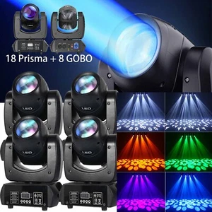 U`King 150W DJ Show Lights 8Gobo 18Prism RGBW Beam Moving Head Stage Lights - Picture 1 of 14