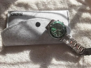 Mens Fashion Business Chronograph Stainless Waterproof Date Analog Quartz Watch - Picture 1 of 5