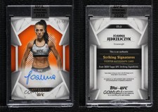 2020 Topps UFC Striking Signatures Orange /50 Joanna Jedrzejczyk #STS-JJ Auto
