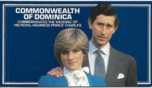 Dominica 1981 Royal Wedding Charles & Diana Booklet of Stamps MUH/MNH as Issued - Picture 1 of 2