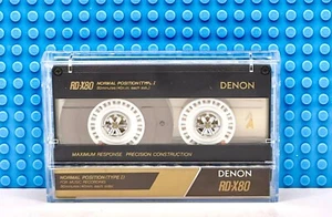 CINTA DE CASETE EN BLANCO DENON RD-X 80 TIPO I (1) (USADA) - Imagen 1 de 7