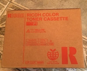 Cartucho de tóner amarillo Ricoh 884901 888232 tipo R1 genuino nuevo en caja - Imagen 1 de 4