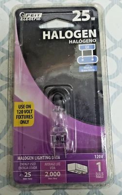 Feit Electric Light Bulb, 25 Watts-120 Volt, G8 Base, 2000 hours - Image 1 of 4