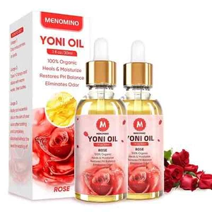 2 Pack Yoni Oil for Women Organic Strawberry Feminine Oil,Feminine Deodornt Rose - Picture 1 of 3