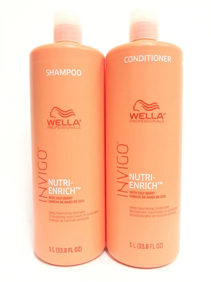 (2 PACK)Wella Invigo Nutri-Enrich Deep Nourishing Shampoo & Conditioner Duo,33.8 - Image 1 of 1