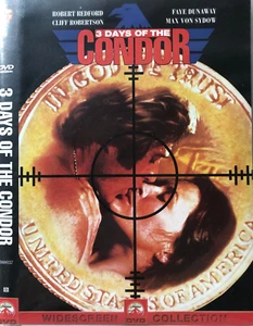 Three 3 Days of the Condor (DVD, 1975) Robert Redford Movie Sydney Pollack - Picture 1 of 6