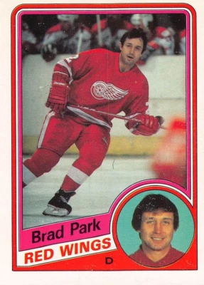 1984-85 OPC Hockey Brad Park #63 NM/MT DETROIT REDWINGS - Image 1 of 2