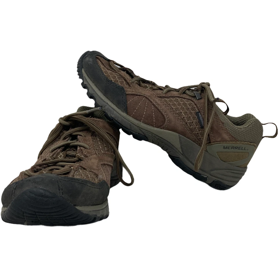Merrell Mujer Avian Luz Ventilador Marrón Impermeable Senderismo Zapatos Talla 6 J68276 Foto 1 de 4