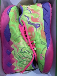 PUMA MB.01 Inverse Toxic Viola Glimmer Knockout Rosa Verde Uomo Taglia 11,5 Taglia - Foto 1 di 10