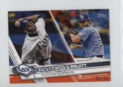 2017 Topps Mini Update Series Orange /25 Jose Alvarado Austin Pruitt Rookie RC - Image 1 of 2