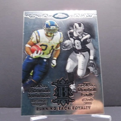 L. Tomlinson/M. Faulk - 2007 Topps Chrome Running Back Royalty - #RBRD-TF - Image 1 of 2
