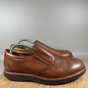 Samuel Hubbard Viajero Frecuente Hombres 9 W Zapatos Sin Cordones Cuero Marrón Vibram - Imagen 1 de 8